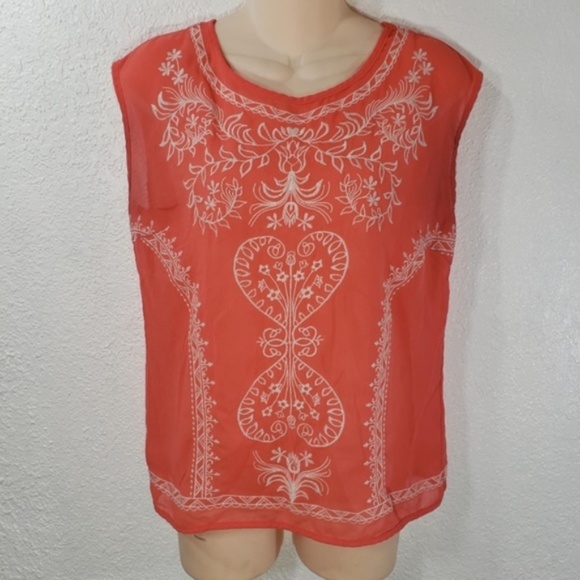 Anthropologie Tops - 🍬6 for $20🍬 Anthro Champagne Strawberry Top S10